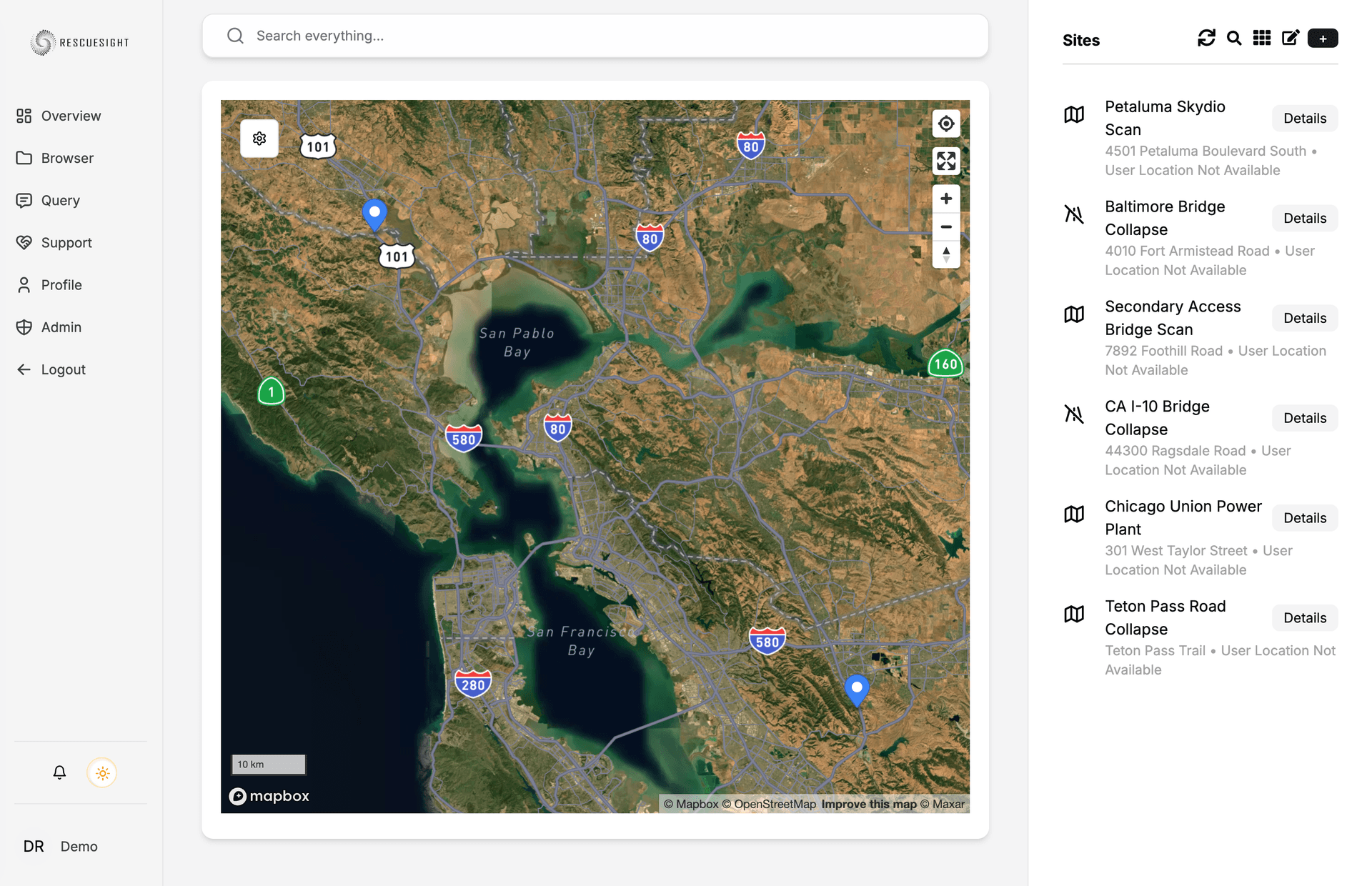 Real-Time Disaster Mapping